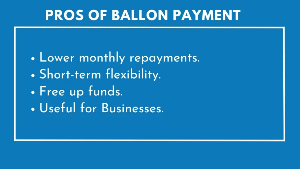 Pros of a Balloon Payment Car Loan